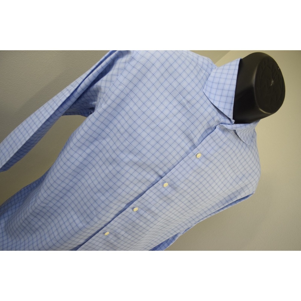 Brooks Brothers Regent Dress Shirt Plaid Non-Iron Long Sleeve Men 16 34/35 Large - Picture 3 of 11